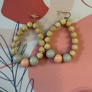 Plunder Design Wood Bead Earrings